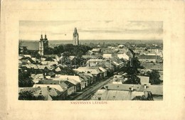 ** T2/T3 Nagybánya, Baia Mare; Látkép, Templomok. W. L. Bp. 6046. Kiadja Jeremiás Jenő / General View, Churches (EK) - Ohne Zuordnung