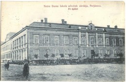 T2 1912 Perjámos, Periam; Notre Dame Iskola Nővérek Zárdája, Fő épület / Nunnery - Non Classificati