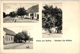 ** T1 Rafna, Raffna, Ramna; Utcaképek üzletekkel. A. Weiser / Street Views With Shops - Ohne Zuordnung