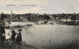 T2 Szászrégen, Reghin; Maros Híd. Bischitz J. Kiadása / Mures River Bridge - Ohne Zuordnung