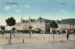 Szatmárnémeti, Satu Mare - 3 Db Régi Városképes Lap: Deák Tér, Pannonia Szálloda, Vasútállomás / 3 Pre-1945 Town-view Po - Ohne Zuordnung