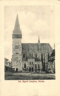 T3 Bártfa, Bardejov; Szent Egyed Templom, Gótikus Bazilika. Kiadja Salgó Mór / Church, Gothic Basilica (szakadás / Tear) - Ohne Zuordnung