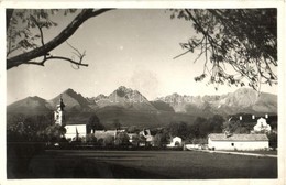 * T2 Batizfalva, Batizovce, Botzdorf (Tátra, Tatry); Templom / Church - Non Classificati