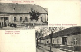 T3 Csácsó, Cacova (Szenice, Senica); Postovy úrad, Boltizárovsky Dom / Posta Hivatal, Boltizár Féle Ház / Post Office, B - Non Classés