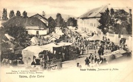 ** T2/T3 Felka, Velká (Poprád, Tátra, Tatry); Jahrmarkt In Felka. Verlag C. Schröter. Lichtdruck A. Fabian & Comp. / Vás - Ohne Zuordnung