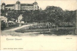 T2 1907 Gács, Halic; Vár. Redlinger Ignácz 61194. / Schloss / Castle - Ohne Zuordnung