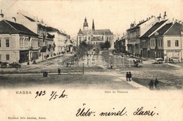 T2/T3 1903 Kassa, Kosice; Dóm, Fő Utca, Adriányi Markó üzlete / Dome, Main Street, Shop (ázott Sarok / Wet Corner) - Ohne Zuordnung