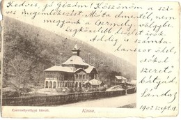 T2/T3 1902 Kassa, Kosice; Csermelyvölgyi Kioszk / Kiosk - Ohne Zuordnung