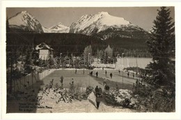 ** T1 Tátra, Csorbató, Jégpálya Korcsolyázókkal / Ice Sakting Rink. Foto A. Chytil - Sin Clasificación