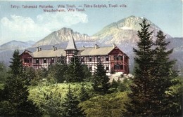 ** T1 Tátraszéplak, Weszterheim, Tatranska Polianka; Tivoli-lak / Villa . Földes Samu Kiadása 1922 - Sin Clasificación