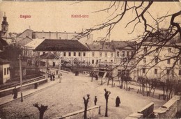 T2/T3 1915 Ungvár, Uzshorod, Uzhorod; Kishíd Utca, Népbank, Műmalom. 412. / Street View, Bank, Mill (EK) - Ohne Zuordnung