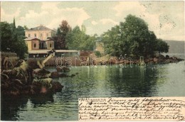 T2 1904 Abbazia, Angiolina Seebad / Seashore, Hotel - Ohne Zuordnung