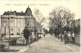 T2 1913 Eszék, Esseg, Osijek; Chavrakova Ulica / Chavrakgasse / Street - Non Classificati