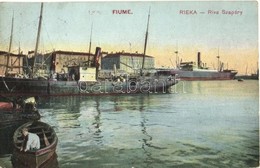 T2 1915 Fiume, Rijeka; Riva Szapáry, Ships - Non Classés