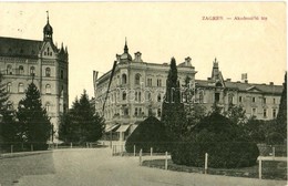 T2 1912 Zagreb, Akademicki Trg / Square. W.L. Bp. 7480. - Sin Clasificación