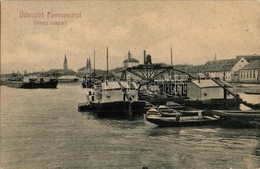 T2/T3 1907 Pancsova, Pancevo; Temes Rakpart, Uszályok. W.L. 943. / Quay Of Timis, Barges (EK) - Non Classés