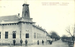 T2/T3 1910 Szeghegy, Sekic, Lovcenac; Községháza. W.L. Bp. 621. Kiadja Becker Dávid & Co. / Gemeindehaus / Town Hall - Non Classificati