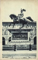 T2/T3 Torino, Turin; Monumento A Emanuele Filiberto / Statue - Sin Clasificación