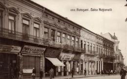 ** T1 Botosani, Botosány; Calea Nationala, Fratii A. & L.B. Costesch La Trifoi, Stof La Luvru, Singer, Sticlária Jancu L - Non Classés