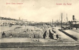 T2 Galati, Portul Cheiul-Cerealelor / Timber At The Quay - Ohne Zuordnung