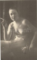 ** T1 Vintage Erotic Nude Lady Smoking. HM Faszination Aktphotographie 1850-1930. - Sin Clasificación