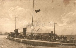 * T2/T3 Türkisches Torpedoboot Im Hafen Odessa. Aus Dem Kriegsalbum FJB. 16. / WWI Ottoman Navy Turkish Torpedo Boat In  - Non Classificati