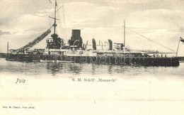 ** T1/T2 SMS Monarch, Az Osztrák-Magyar Monarchia Partvédő Csatahajója / SMS Monarch, Austro-Hungarian Navy Coastal Defe - Non Classés