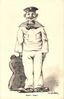 ** T1 Dann-! Dopo-! / K.u.K. Kriegsmarine Humorous Art Postcard. G. Fano 2113. Pola 1910-11. S: Ed. Dworak - Non Classificati