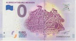 Billet Touristique 0 Euro Souvenir Allemagne Albrechtsburg Meissen 2018-2 N°XENQ005264 - Pruebas Privadas