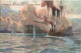 T2/T3 SMS Radetzky Beschiesst Die Franz. Batt. Auf Dem Lovcen / WWI Austro-Hungarian Navy K.u.K. Kriegsmarine SMS Radetz - Ohne Zuordnung