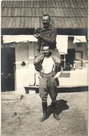 * T2 1918 Postagalamb Röptetés / WWI K.u.k. Military Homing Pigeon With Soldiers. Photo - Non Classificati