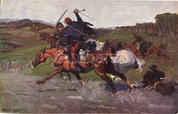 T3 Kozák Halál Máramarosban, Huszár. Hadsegélyező 1914. / The Death Of Cossacks In Maramures, Hungarian Hussar. S: Juszk - Ohne Zuordnung