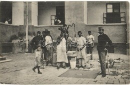 T2 1912 Szatmár, Szatmárnémeti, Satu Mare; Mosogatás A Laktanyában / K.u.K. Military, Soldiers Dishwashing In The Barrac - Sin Clasificación