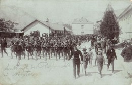 * T2/T3 Osztrák-magyar Hadsereg Békés Bevonulása Mostarba / K.u.k. Military, Peaceful Entry Of The Troops To Mostar. Pho - Non Classificati
