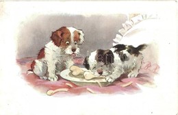 T2 Dogs With Bone. A.R. I.B. 1689-11. - Ohne Zuordnung