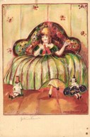 T2 Girl With Dolls. Primus Pastella No. 2059. S: Erna Maison Kurt - Non Classificati