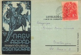 T3 Nagy Árpád Csongrádi Iparművész Reklámlapja. Vörösmarty Utca 10. / Hungarian Artist (applied Arts) Advertisement Card - Ohne Zuordnung