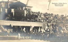 T2 1913 Berlin, Deutsches Stadion Mit Der Kaiserloge Einweihungsfeier / Opening Ceremony Of The German Stadium On The 25 - Non Classificati