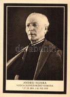 * T2 Andrej Hlinka's Obituary Postcard. So. Stpl - Ohne Zuordnung