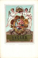 ** T2/T3 Ungarn / Magyar Királyi Címer / The Kingdom Of Hungary, Coat Of Arms. Paul Kohl Kunstverlag No. 9. Litho - Non Classés