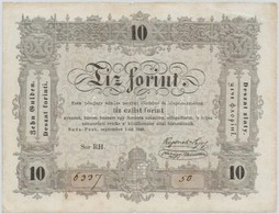 1848. 10Ft 'Kossuth Bankó' T:III Kis Szakadások
Adamo G111 - Non Classificati