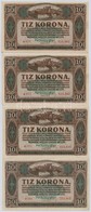 1920. 10K (8x) Közte Sorszámkövető Pár T:I--III - Non Classificati