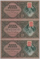 1945. 1000P (6x) Sorszámkövető T:II - Non Classificati