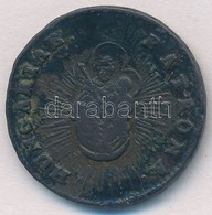 1763. Rézdénár 'Mária Terézia / Zárt Korona' T:2- 
Huszár: 1756., Unger III.: 1278. - Sin Clasificación