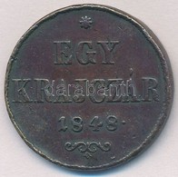 1848. 1kr Cu T:2 Ph.
Adamo B1 - Ohne Zuordnung