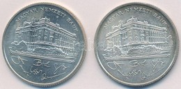 1993. 200Ft Ag 'MNB' (2x) T:2 Kis Szennyeződés - Non Classificati