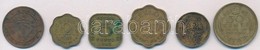 Ceylon 1943-1951. 1c-50c (6xklf) T:2,2-
Ceylon 1943-1951. 1 Cent - 50 Cents (6xdiff) C:XF,VF - Ohne Zuordnung
