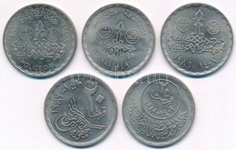 Egyiptom 1986-1989. 20p Cu-Ni (5xklf) T:1,1-
Egypt 1986-1989. 20 Piastres Cu-Ni (5xdiff) C:UNC,AU - Ohne Zuordnung