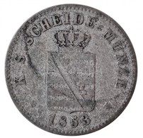 Német Államok / Szászország-Albertine 1853F 2gr (20pf) Ag 'II. Frigyes Ágost' (2,92g) T:2,2-
German States / Saxony-Albe - Sin Clasificación