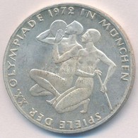 NSZK 1972D 10M Ag 'Müncheni Olimpia - Térdelő Atléták' T:1- Apró Ph.
FRG 1972D 10 Mark Ag 'Münich Olympics - Athletes Kn - Ohne Zuordnung